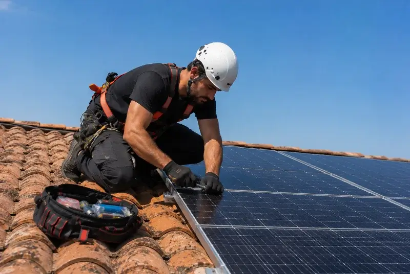 Maintenance et monitoring de panneaux solaires à Saint-Germain-et-Mons