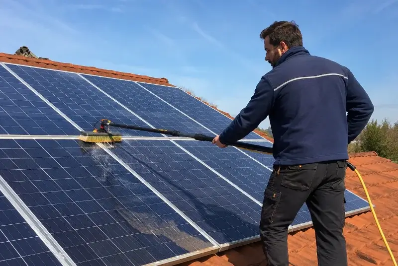 Nettoyage et entretien de panneaux solaires à Saint-Germain-et-Mons